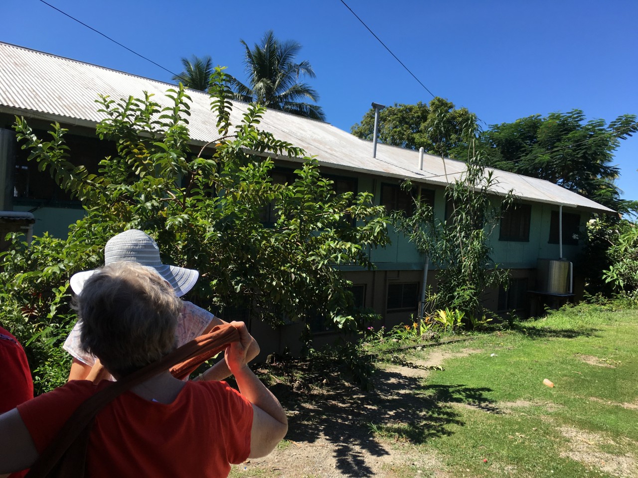 First visit to the South Seas Evangelical Church Transit House, Honiara